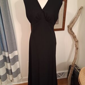 Chaps Black Maxi Dress